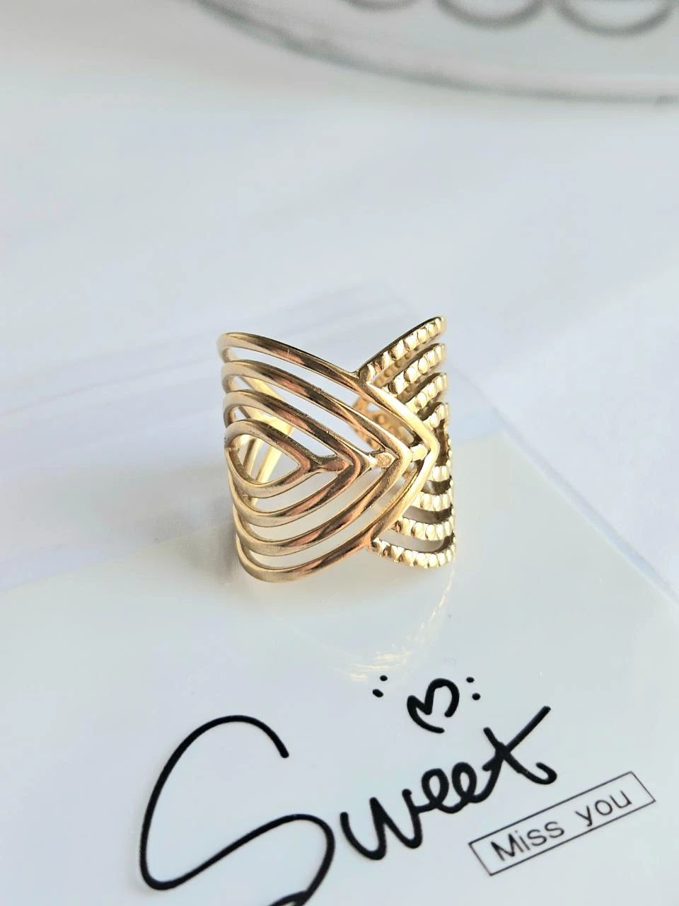 Anillo de acero inoxidable de moda – photo 2
